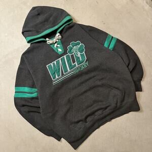 Vintage Y2K NHL Minnesota Wild St. Patricks Day Hoodie Size XL